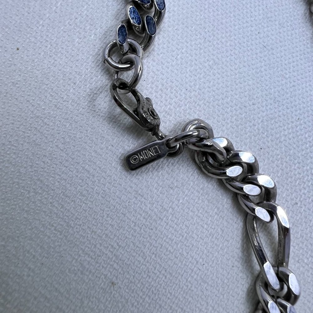 Monet – Figaro Link 30” Silver-Tone Chain Necklace - Picture 4 of 6